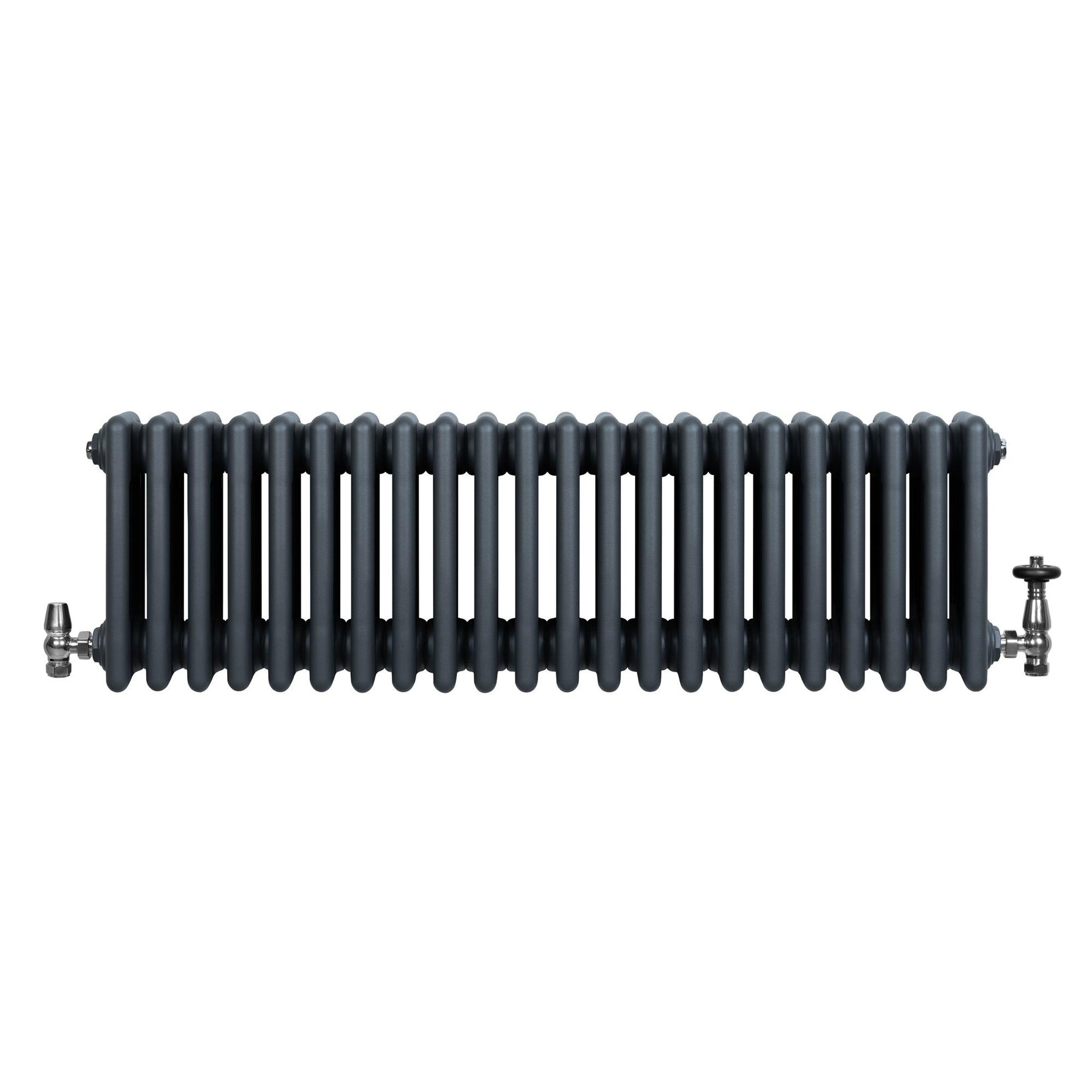 Voir la diapositive 2 : MONSTERSHOP Radiateur traditionnel à 4 colonnes & vannes - 300 x 1010 mm