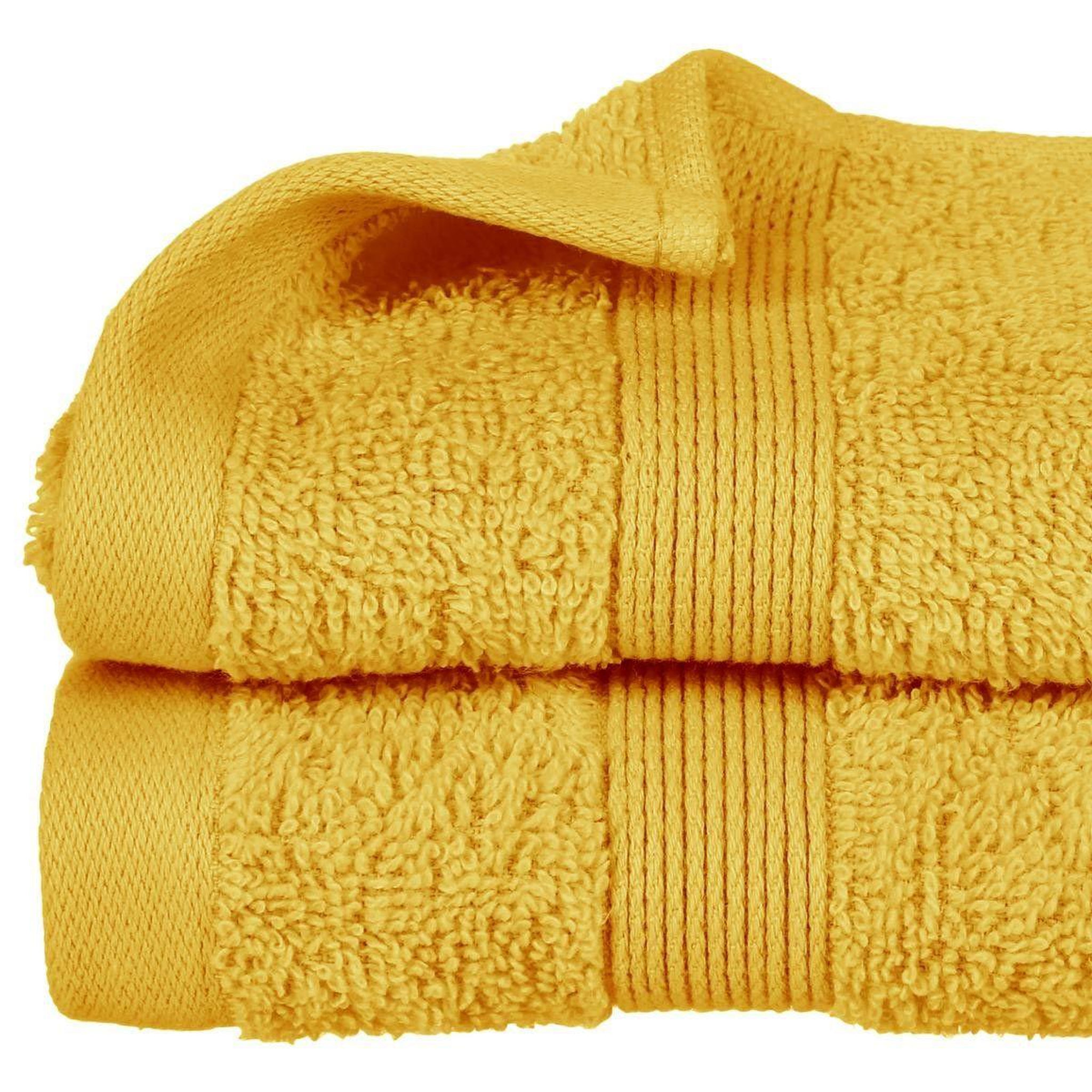Voir la diapositive 2 : ATMOSPHERA Serviette d'invité  confort  30x50cm ocre