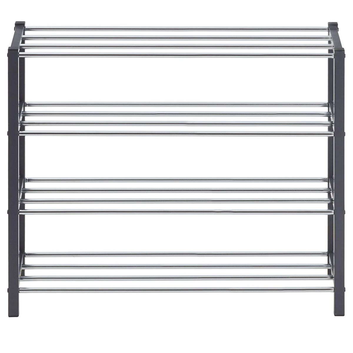 IDIMEX Étagère à chaussures DUBLIN, 4 niveaux