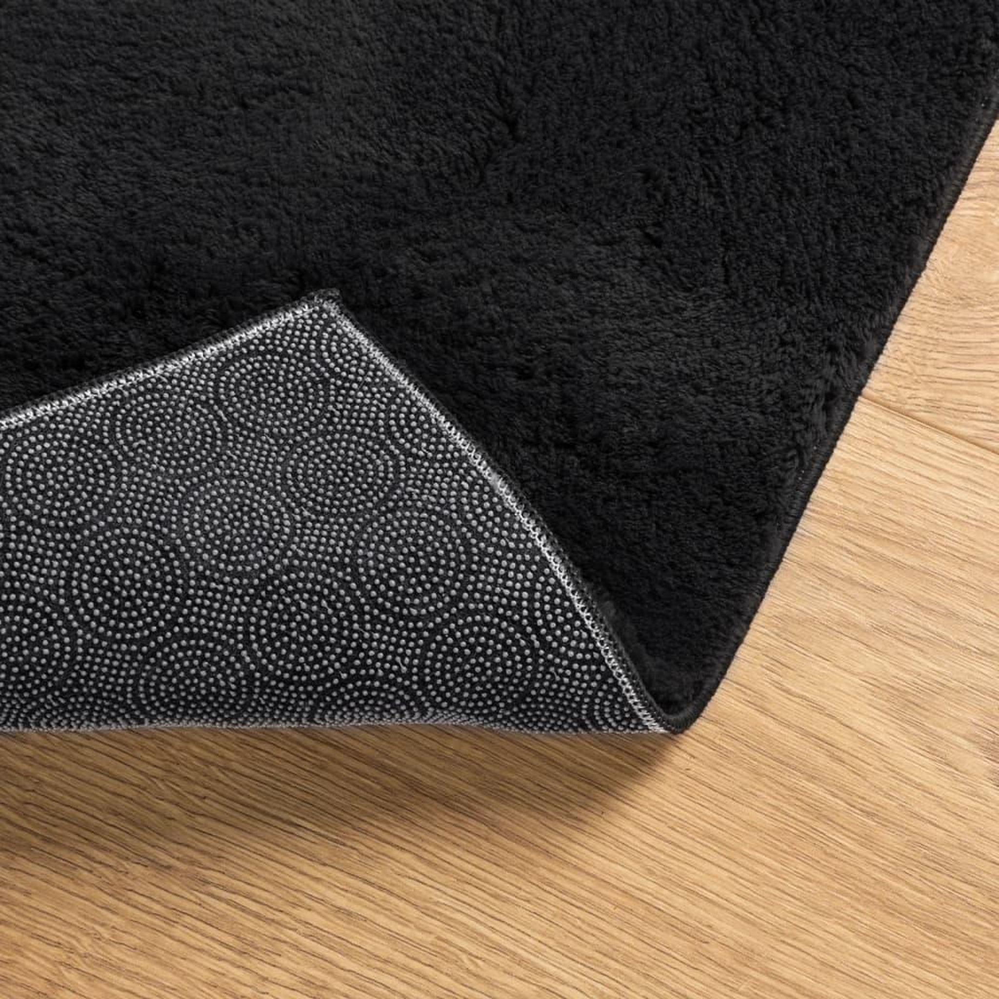 Voir la diapositive 5 : VIDAXL Tapis HUARTE a poils courts doux et lavable noir 80x150 cm