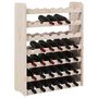 Voir la diapositive 4 : VIDAXL Casier à vin 67,5x25x87 cm Bois de pin massif