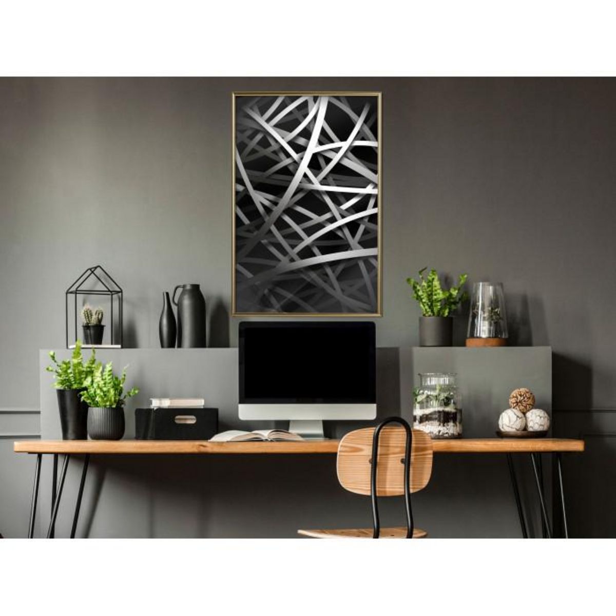 Paris Prix Affiche Murale Encadrée  Tangle