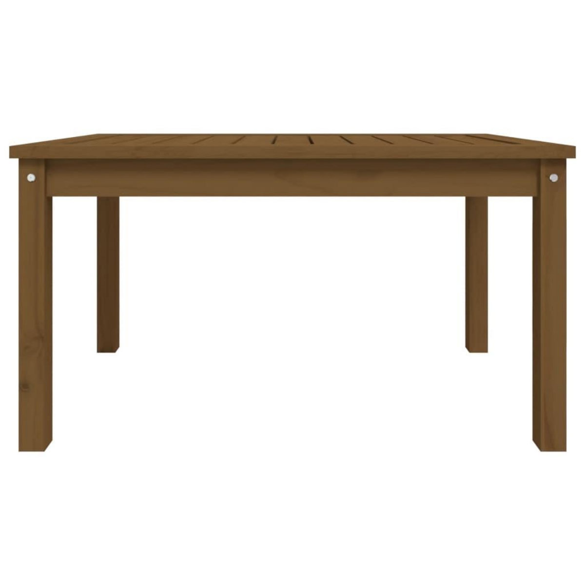 VIDAXL Table de jardin marron miel 82,5x50,5x45 cm bois massif de pin