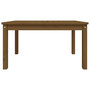 Voir la diapositive 5 : VIDAXL Table de jardin marron miel 82,5x50,5x45 cm bois massif de pin