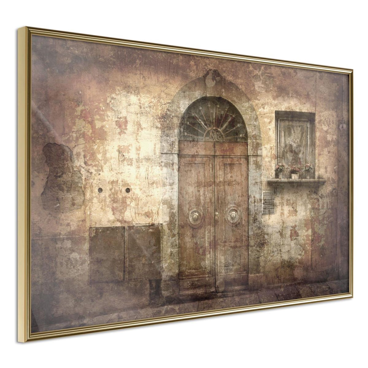 Paris Prix Affiche Murale Encadrée  Mysterious Door