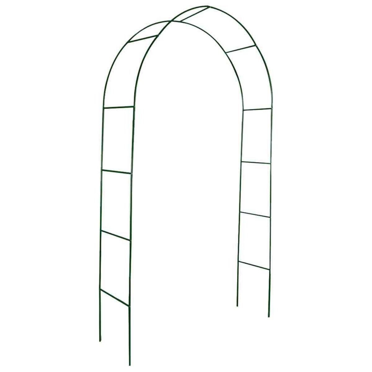 VIDAXL Arche de jardin 2 pcs pour plantes grimpantes