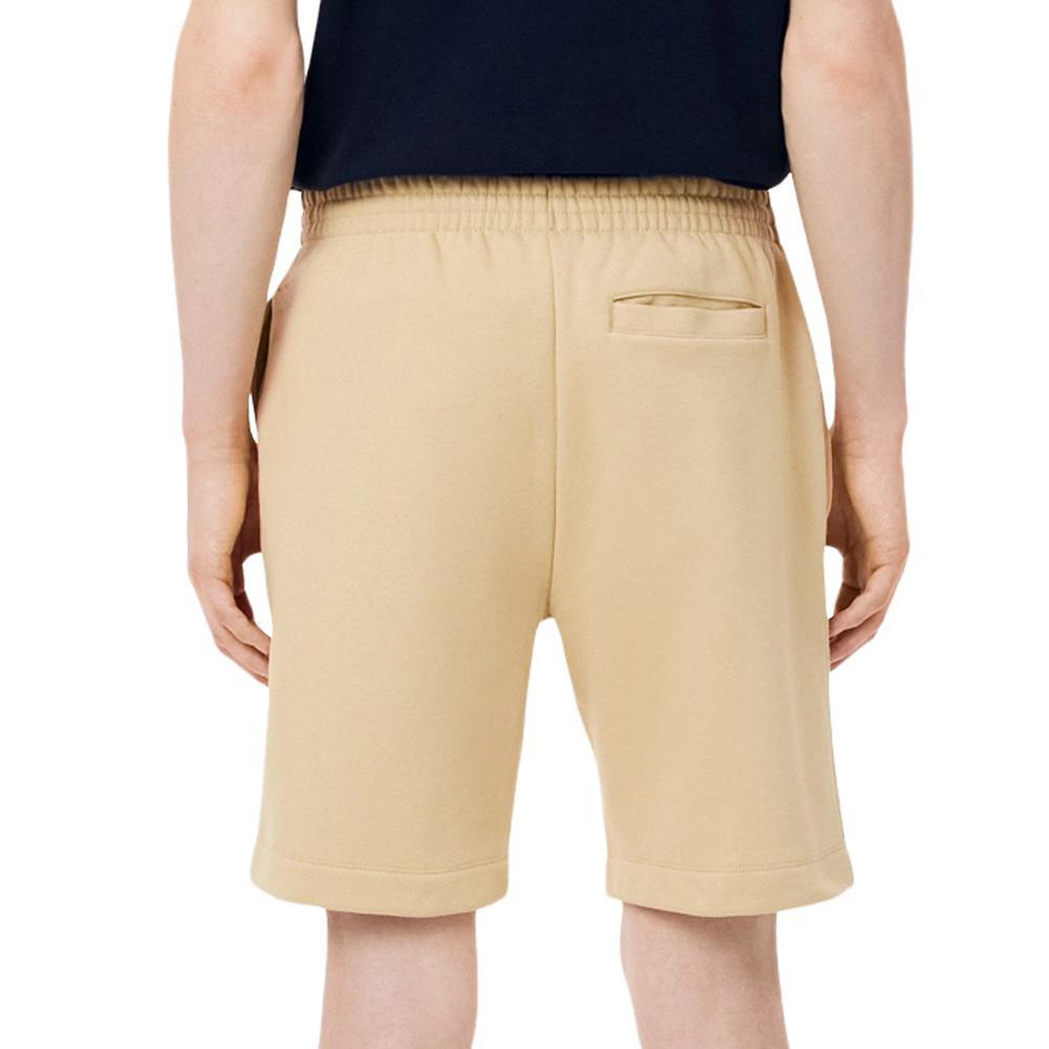 Voir la diapositive 4 : Lacoste Shorts beige lacoste short regular fit en double fa [6a6a159397456]
