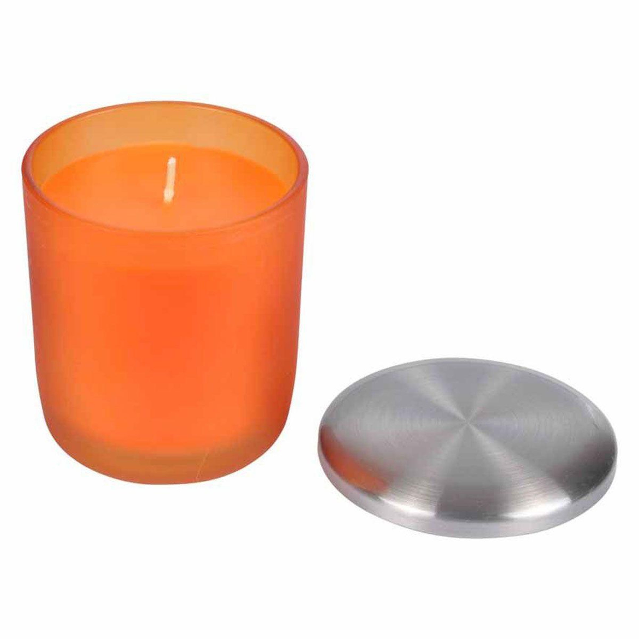 Voir la diapositive 1 : HOMEA Bougie parfumée verrine  tropical fresh  9cm mandarine orientale