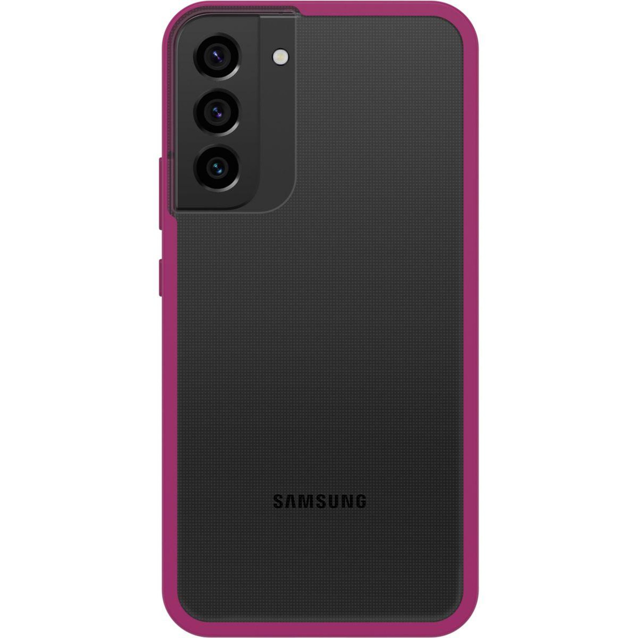 Otterbox Coque samsung s22+ react transparent/rose