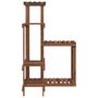 Voir la diapositive 5 : VIDAXL Support a fleurs 62,5x61,5x101,5 cm bois massif de sapin