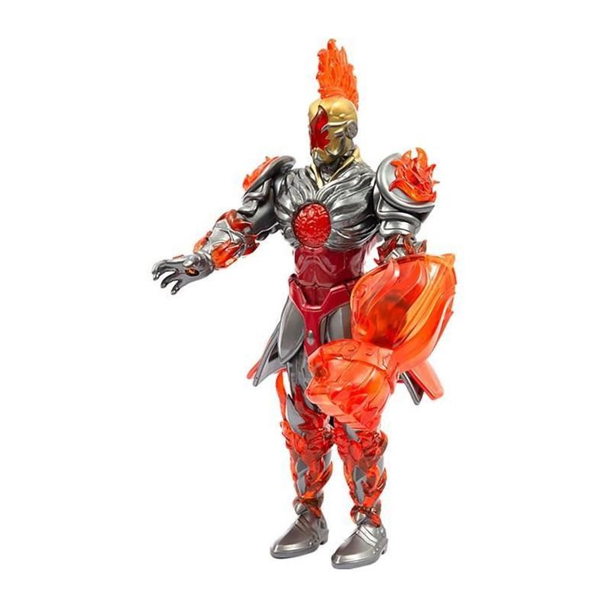 Voir la diapositive 2 : GENERIQUE Figurine articulée - GORMITI - Gormiti avec attaque lumineuse Feu - Fireon - 27 cm - a partir de 4 ans - GRV073