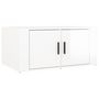 Voir la diapositive 2 : VIDAXL Table basse Blanc brillant 80x50x36 cm Bois d'ingenierie
