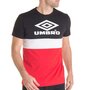 UMBRO T-shirt Noir/Rouge Homme Umbro Street AD