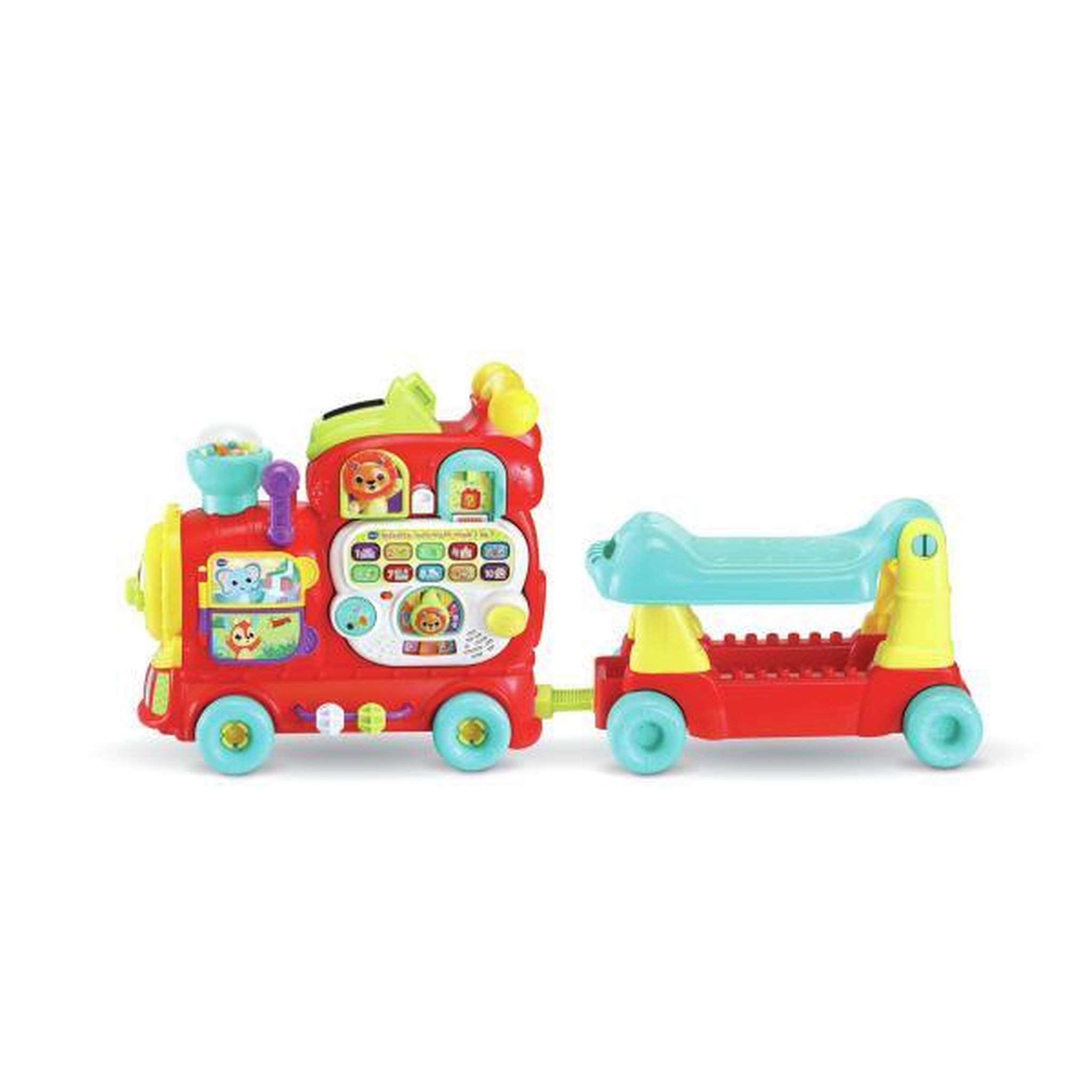 Voir la diapositive 3 : VTECH BABY Porteur Trotteur  Maxiloco Mon Trotti Train 7 En 1 - VTECH BABY - Rouge - Musical