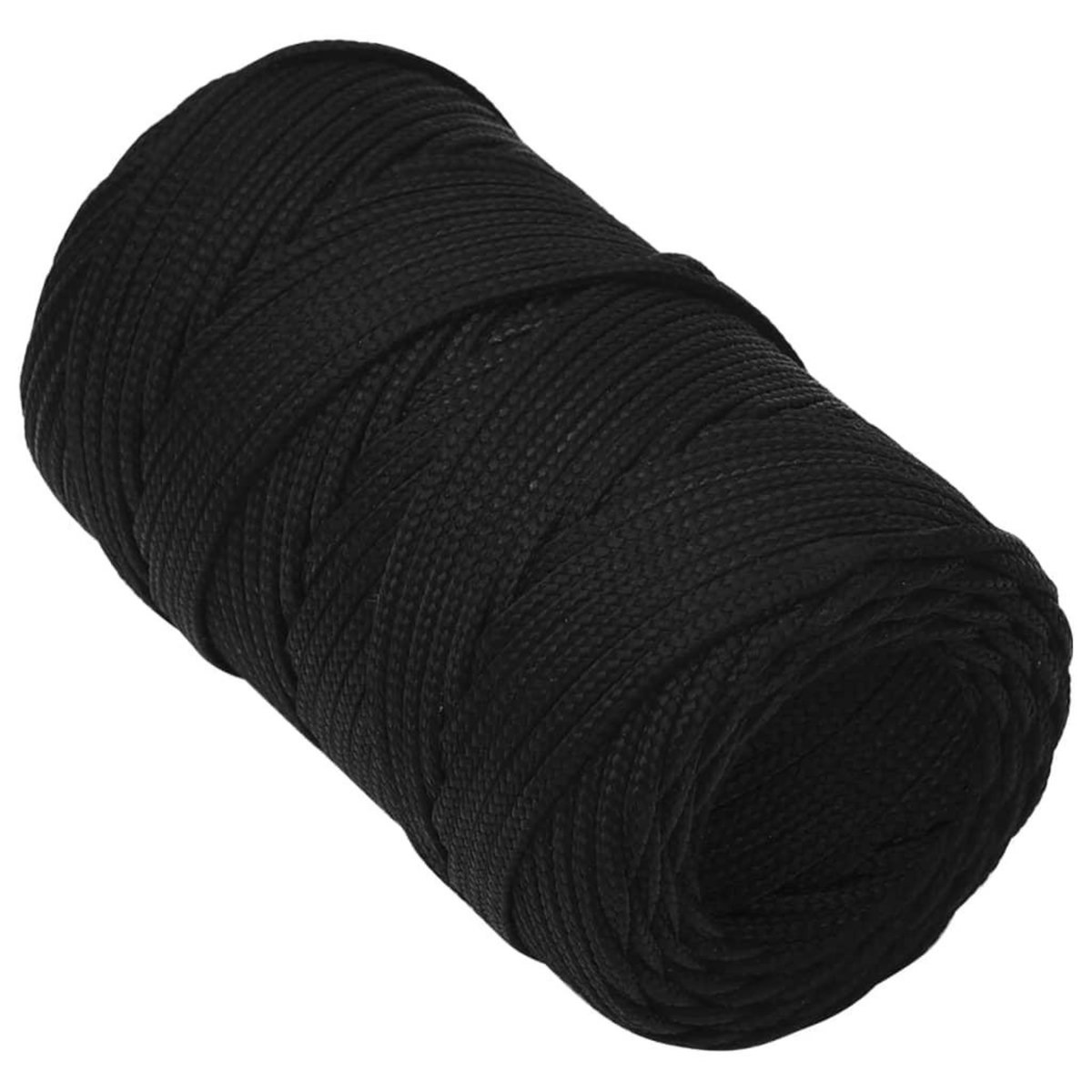 VIDAXL Corde de travail Noir 2 mm 500 m Polyester