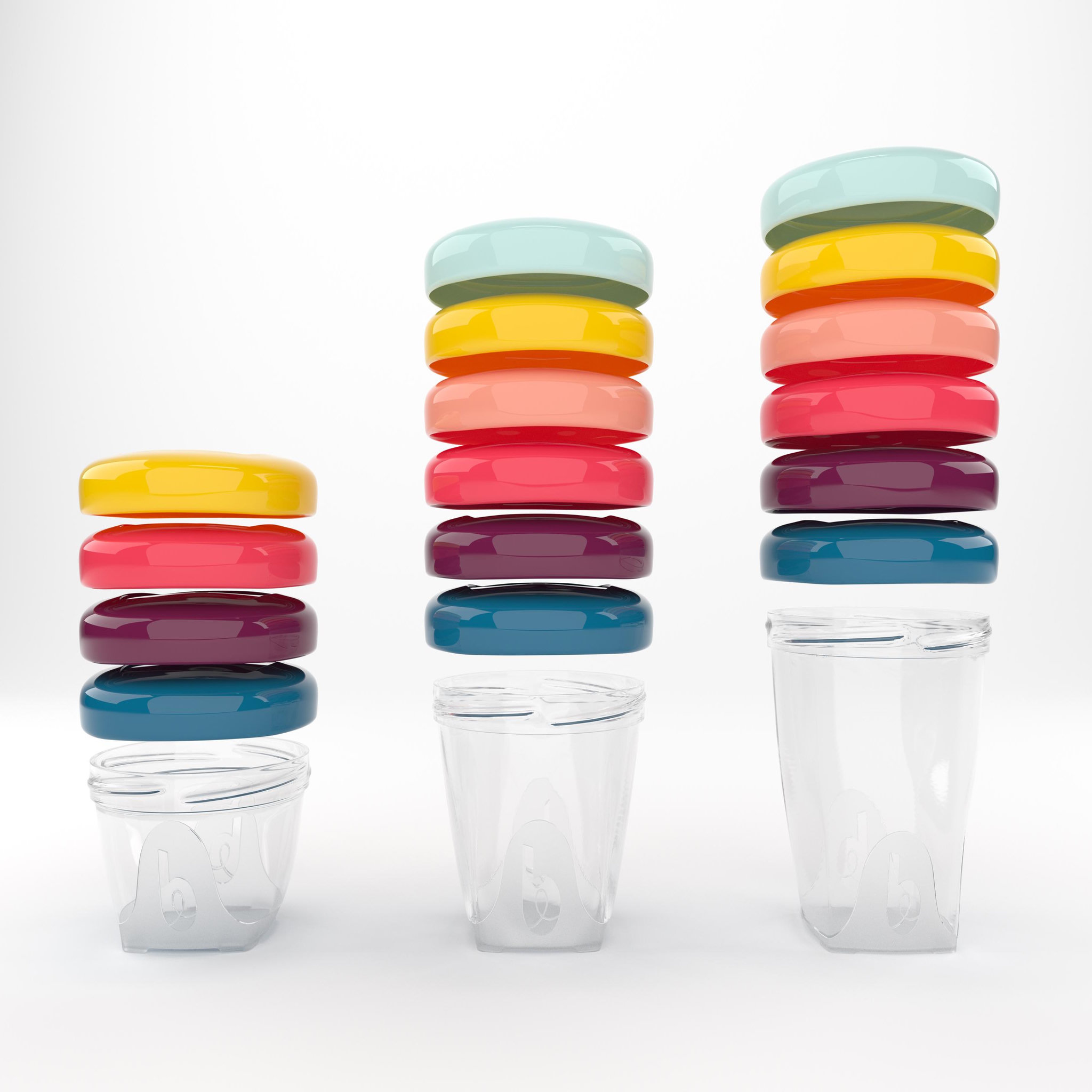Voir la diapositive 3 : BABYMOOV Kit de conservation XXL Babybols + cuillères