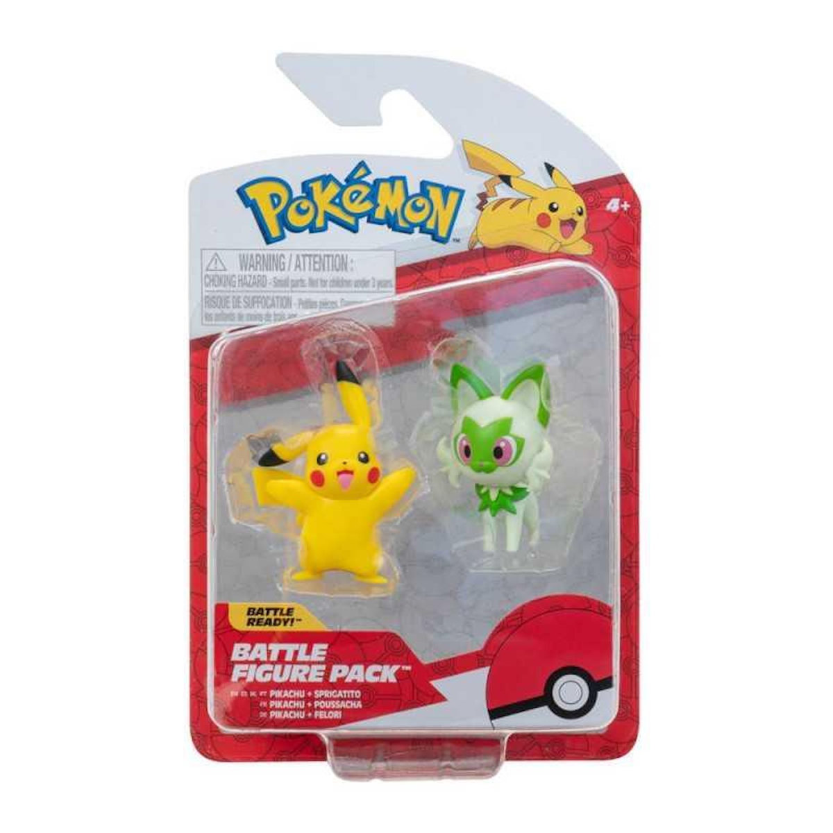 Pokemon Figurine Pokémon Battle Figure Packs First Partner Packs Modèle aléatoire