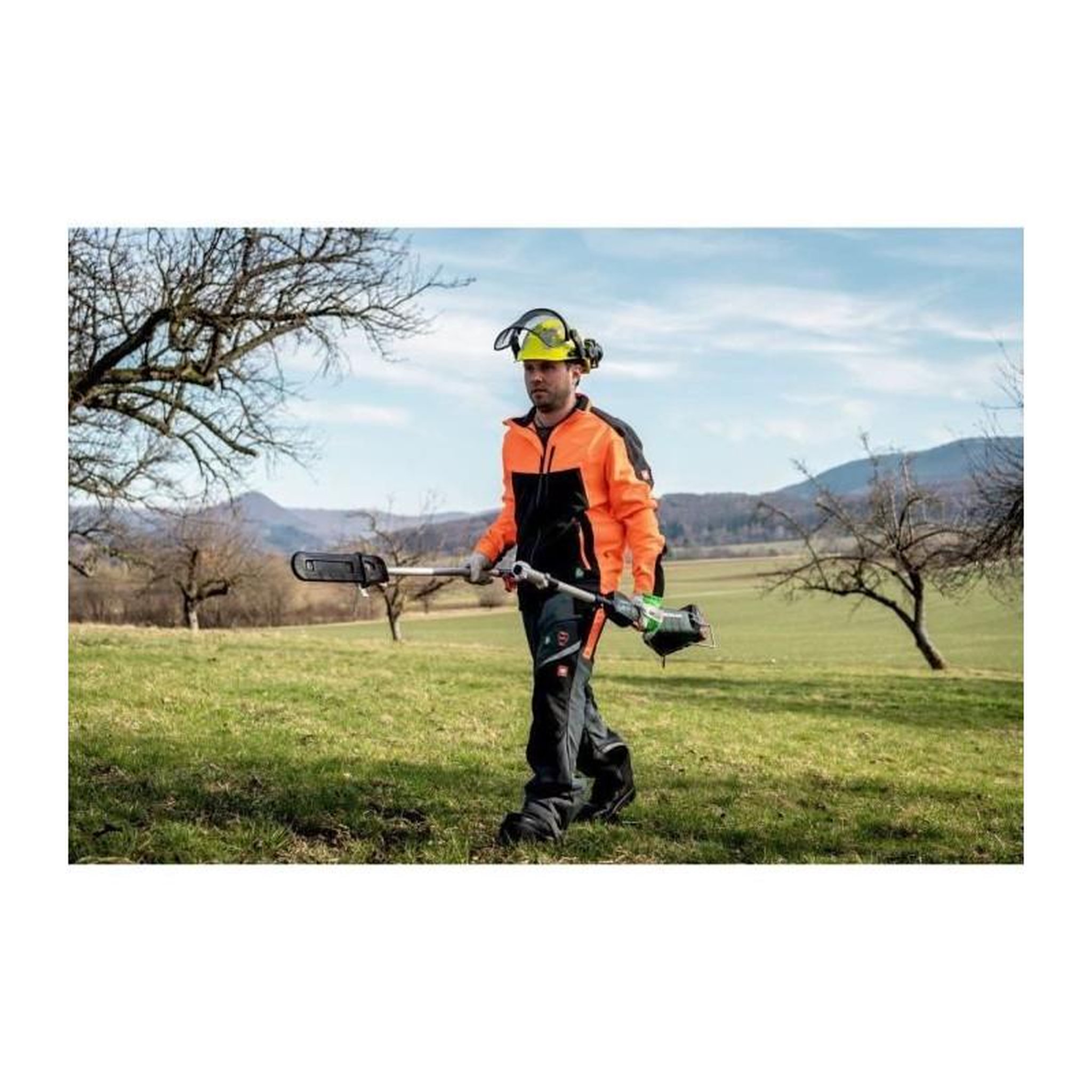 Voir la diapositive 4 : METABO Outil multifonctions pour élagueuse sur perche - METABO - MA-MS 25 - 18 V - Chaîne 25 cm - Rail de sciage 25 cm