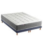 Voir la diapositive 1 : IDLITERIE Ensemble Matelas Ressort 7 zones H.28cm + Sommier Fabriqué en France MAX