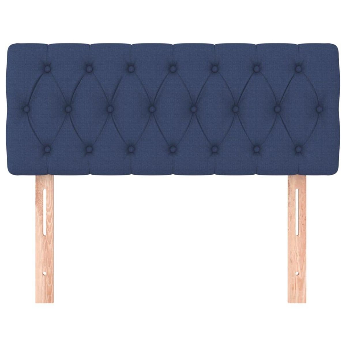 VIDAXL Tete de lit Bleu 90x7x78/88 cm Tissu