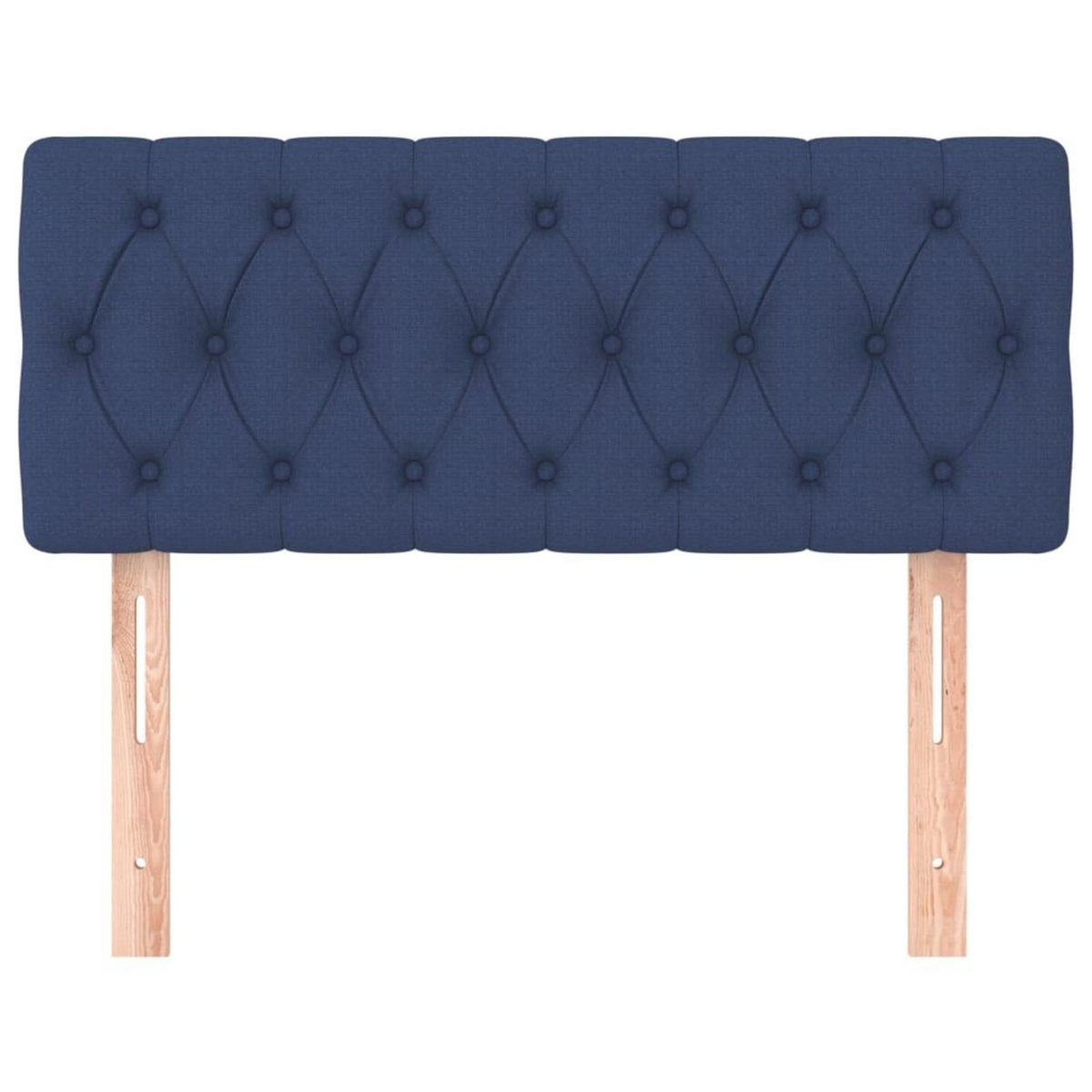 VIDAXL Tete de lit Bleu 90x7x78/88 cm Tissu