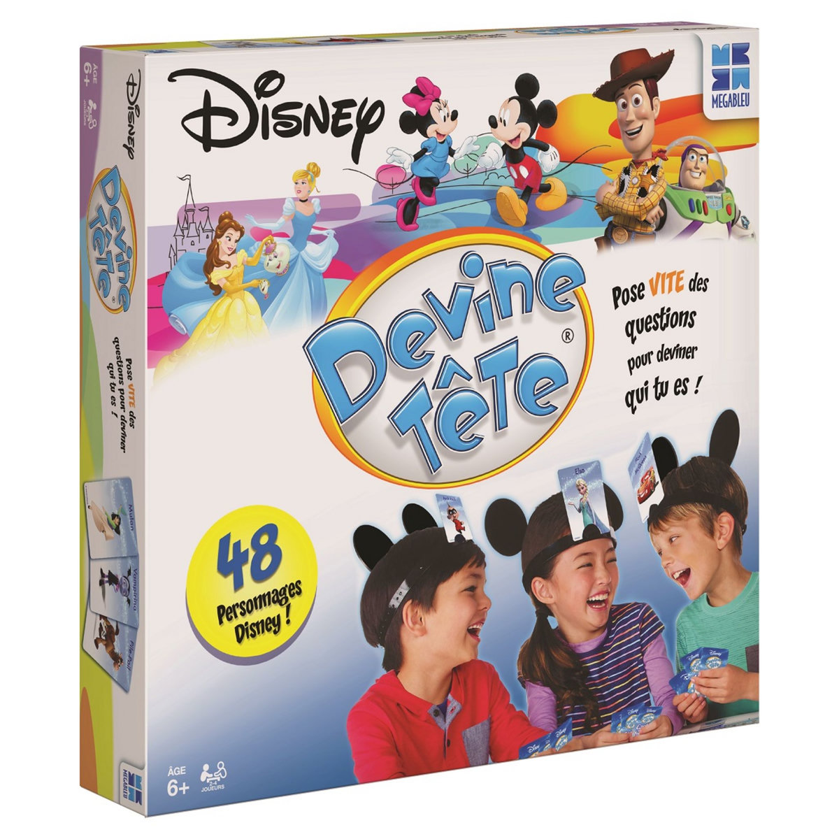 MEGABLEU Jeu Devine Tête Disney