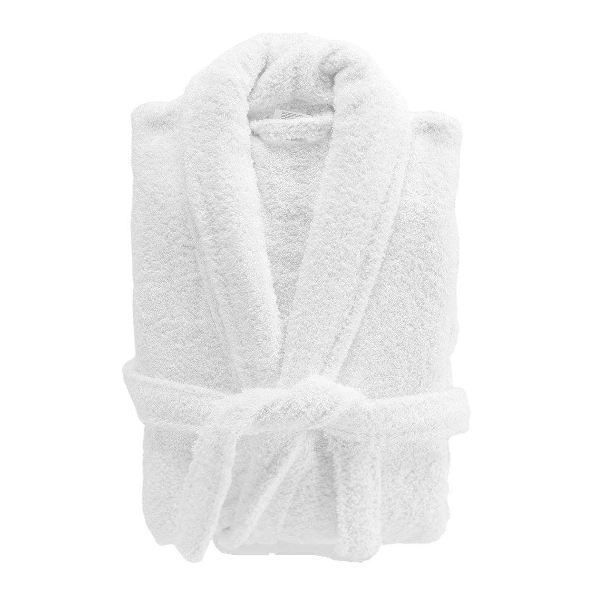 Douceur d'Intérieur Peignoir col châle en coton  tendresse  blanc