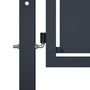 Voir la diapositive 3 : VIDAXL Portail de jardin Acier 100 x 75 cm Anthracite