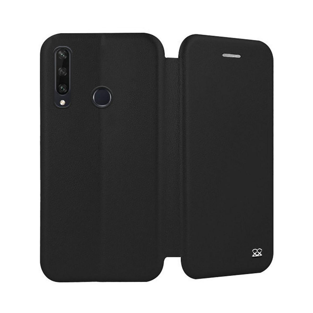 IBROZ Etui Huawei Y6P 2020 Cuir noir