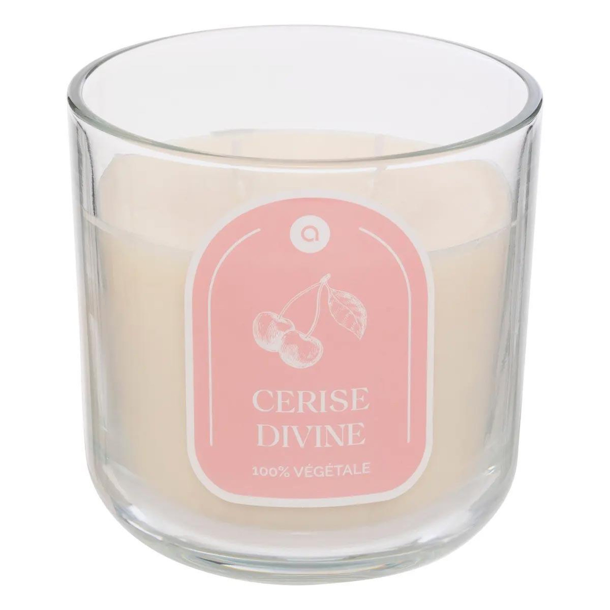 ATMOSPHERA Bougie parfumée en verre  floa  350g cerise