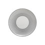Voir la diapositive 1 : SECRET DE GOURMET Lot de 6 Assiettes Plates Porcelaine  Lunis  27cm Noir