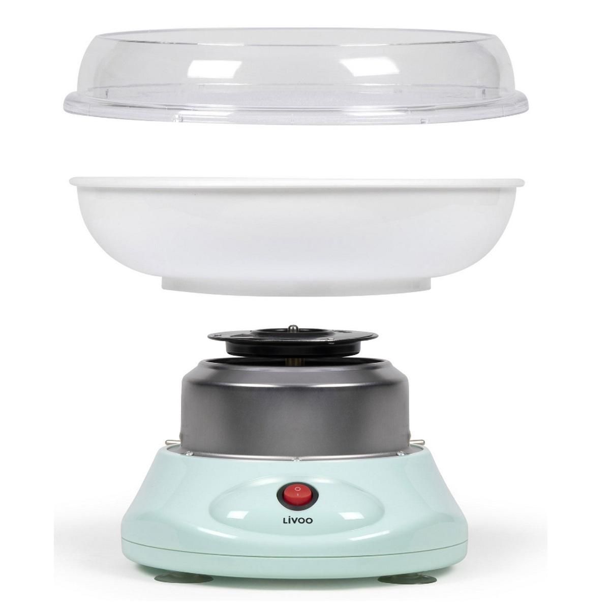 LIVOO Machine à barbe à papa bleu - DOM468