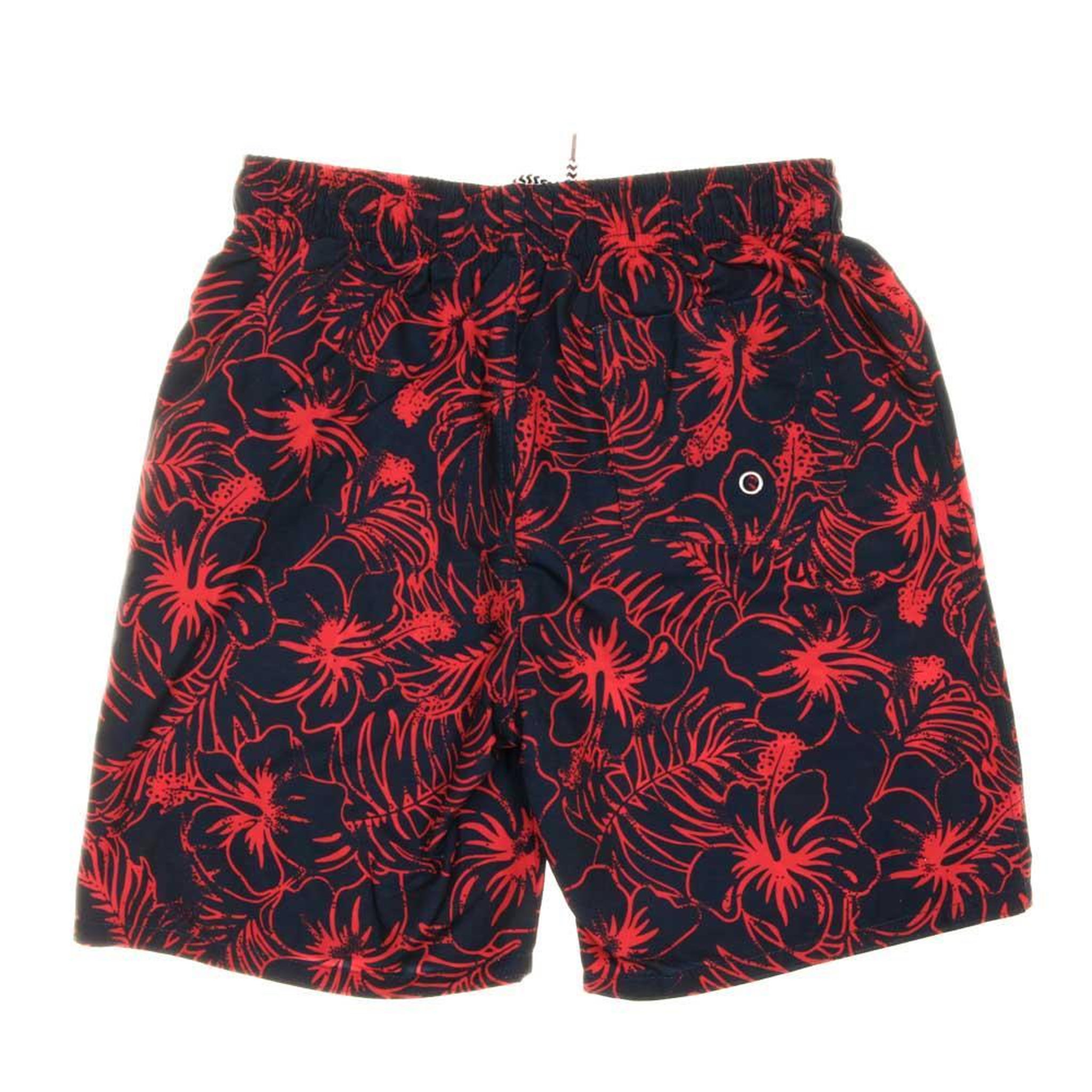Voir la diapositive 2 : SUN PROJECT Short de bain Marine/Rouge Garçon Sun project  3062