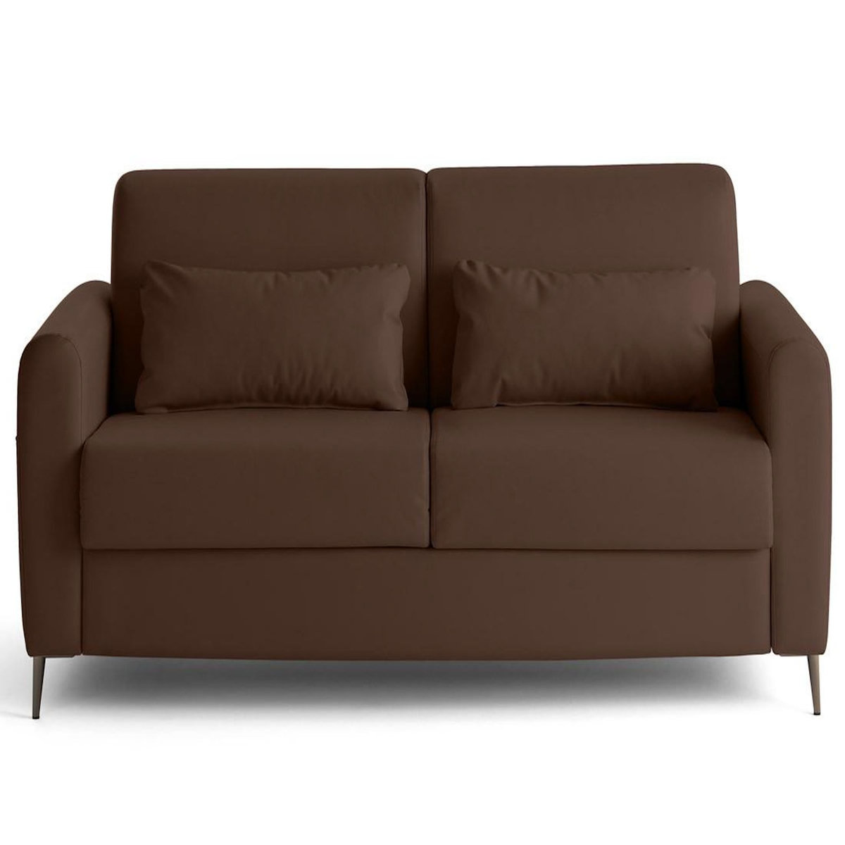 LISA DESIGN Owen - canapé 3 places convertible express couchage quotidien 140 cm matelas 12 cm en simili