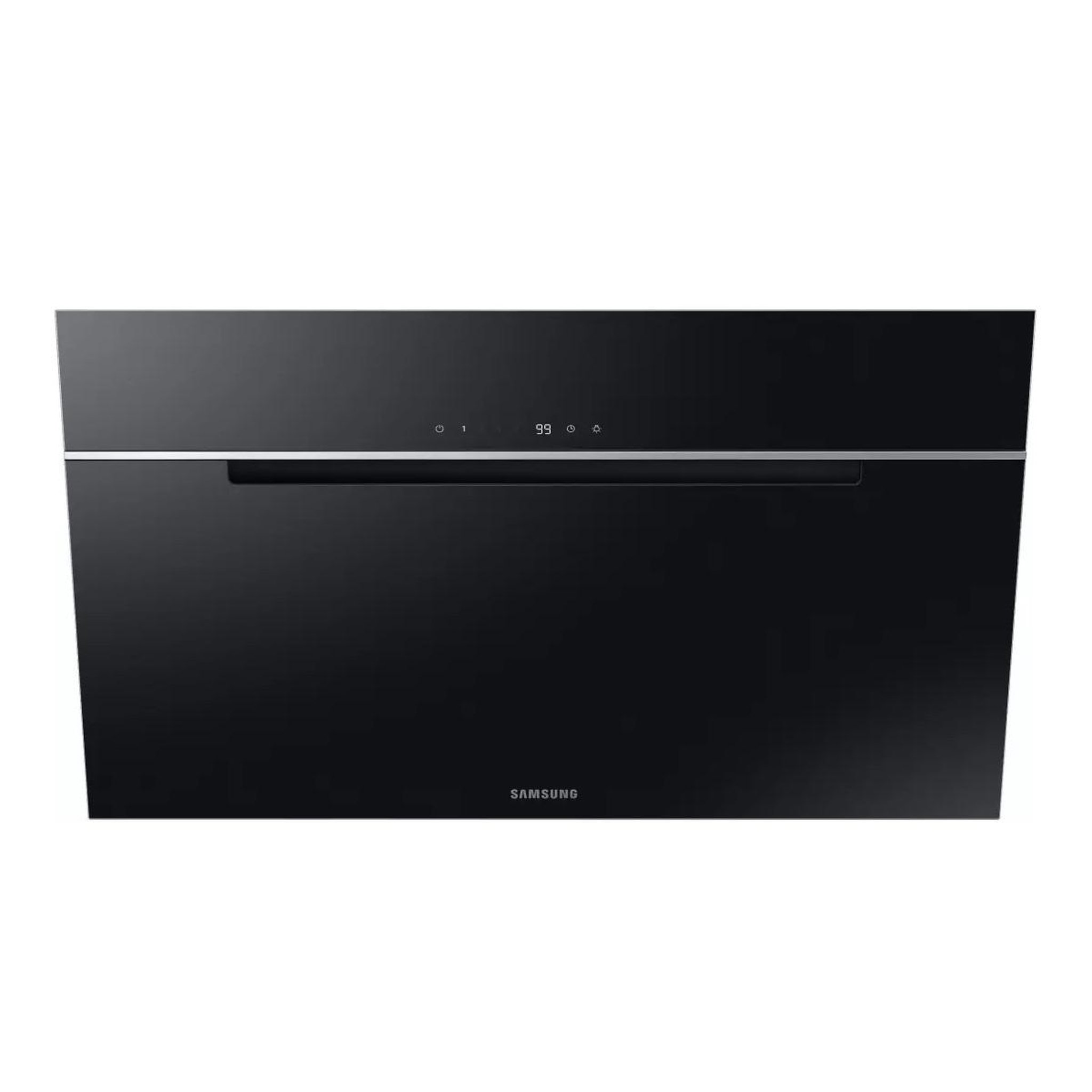 Voir la diapositive 3 : Samsung Hotte décorative inclinée 90cm 558 m3/h noir - nk36c7070wb