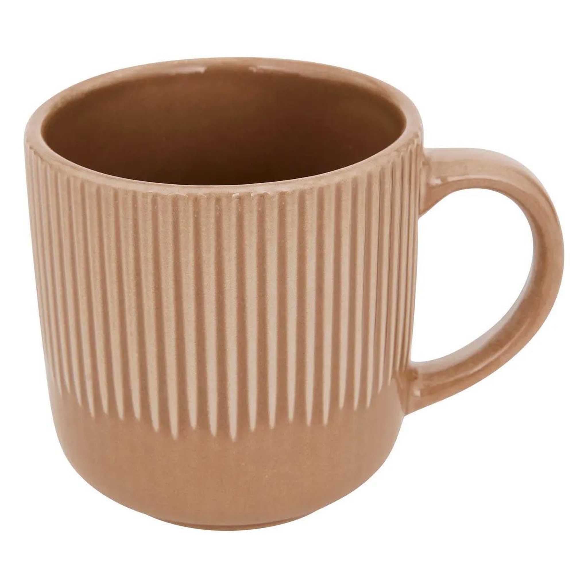 Voir la diapositive 2 : SECRET DE GOURMET Lot de 6 mugs en céramique  chloe  36cl moka