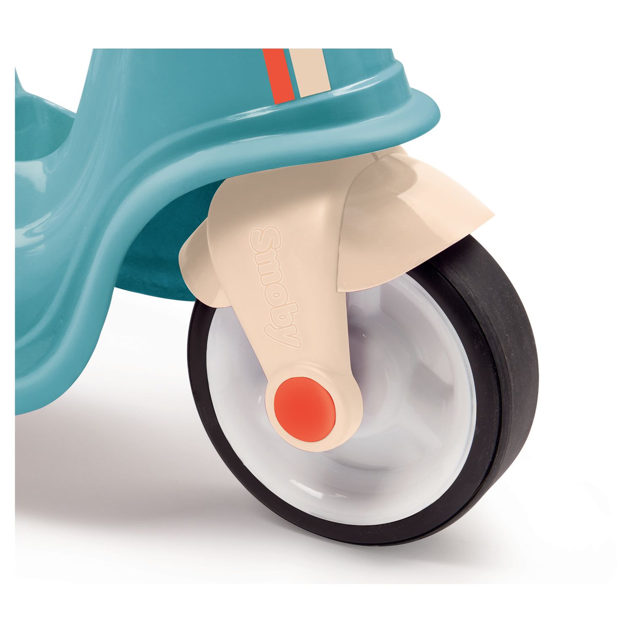 Voir la diapositive 5 : SMOBY Porteur scooter bleu