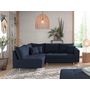 Voir la diapositive 2 : LISA DESIGN Rune - canapé d'angle - avec pouf d'appoint - 4 places - style scandinave - gauche