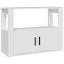 Voir la diapositive 2 : VIDAXL Buffet Blanc 80x30x60 cm Bois d'ingenierie