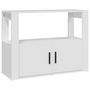 Voir la diapositive 2 : VIDAXL Buffet Blanc 80x30x60 cm Bois d'ingenierie