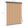 Voir la diapositive 6 : VIDAXL Store roulant d'exterieur 140x250 cm Jaune et bleu