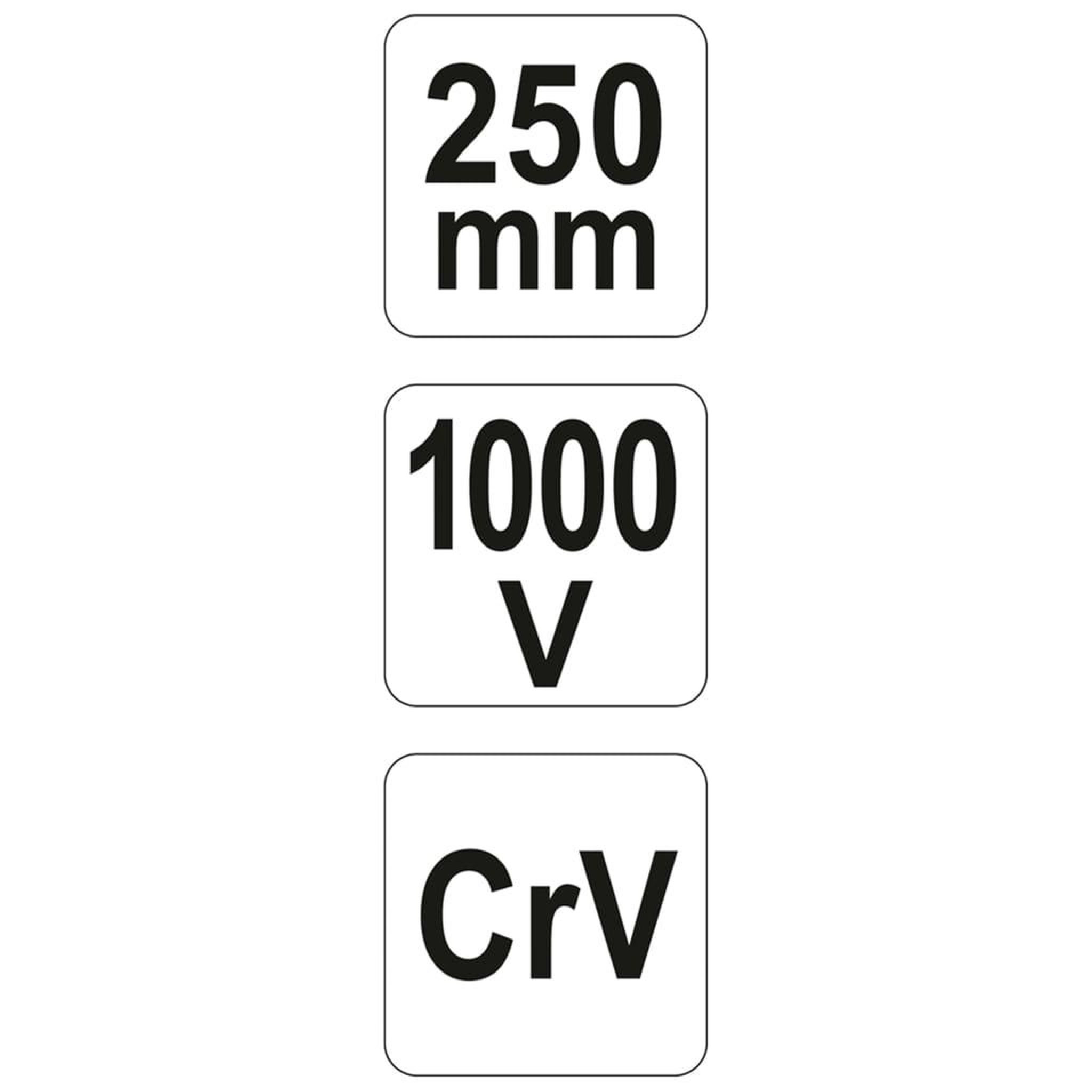 Voir la diapositive 3 : YATO YATO Pince de pompe a eau 250 mm