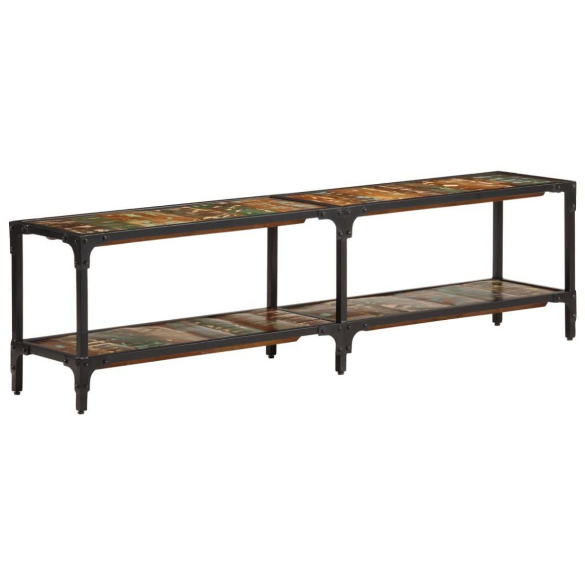 VIDAXL Meuble TV 150x30x41 cm bois massif de recuperation