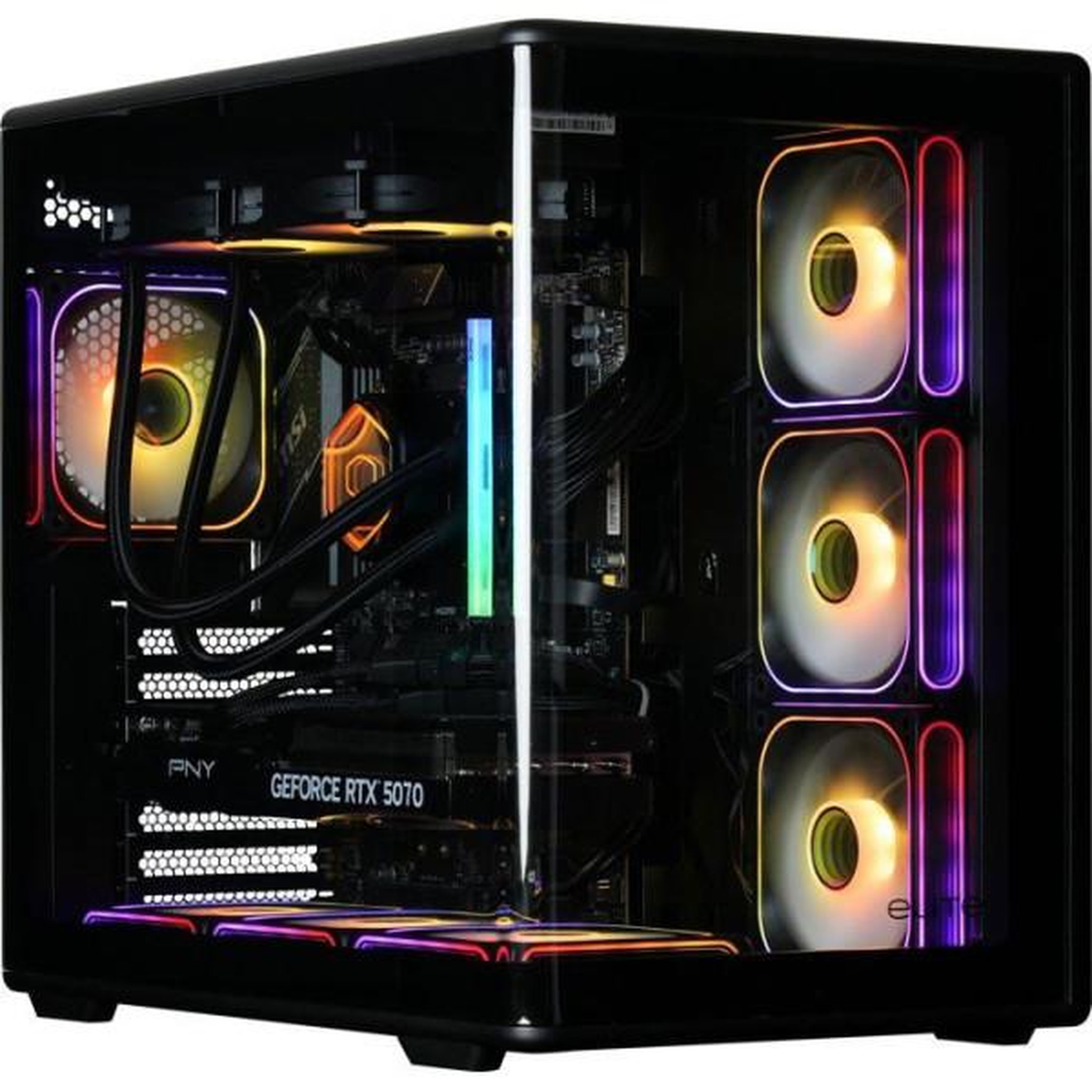 Voir la diapositive 4 : Cooler Master PC Gamer powered by COOLER MASTER - Sans Windows - AMD Ryzen 9600X - RTX 5070 12 Go - RAM 32Go DDR5 - SSD 2To
