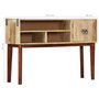 Voir la diapositive 6 : VIDAXL Table console 115x30x76 cm Bois de manguier massif brut