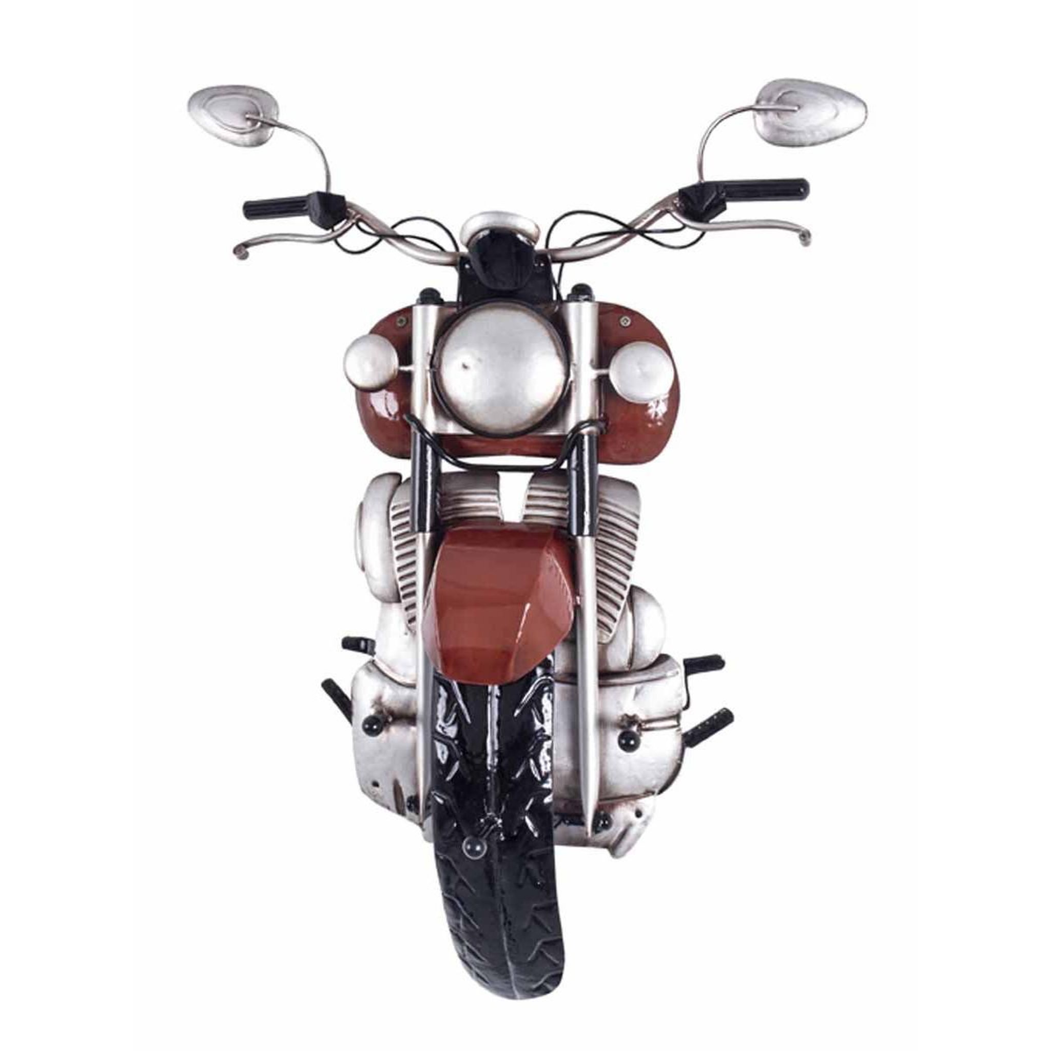 Paris Prix Patère murale vintage  motard ii  64cm rouge