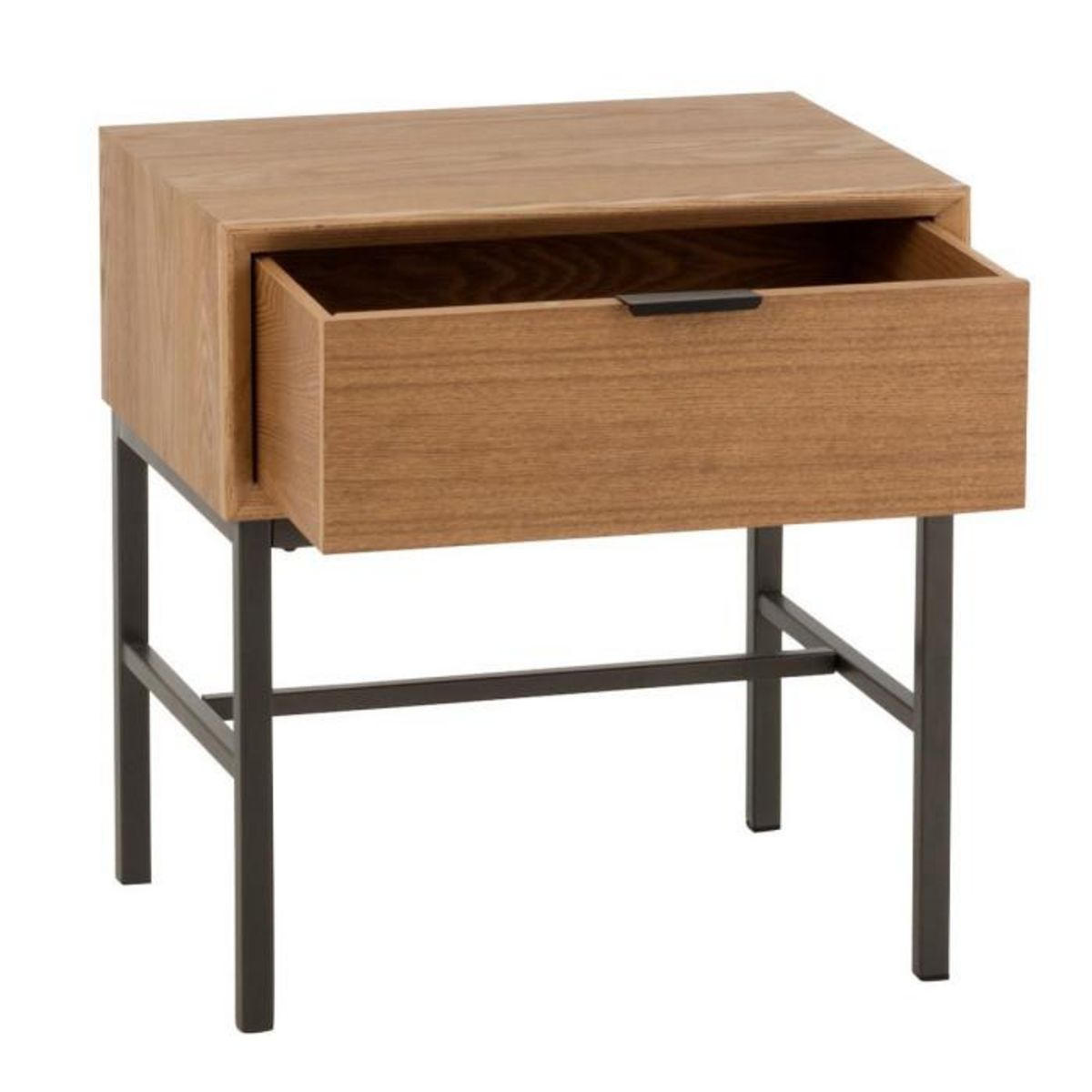 Paris Prix Table de Chevet en Bois  Guiseppe  51cm Naturel