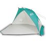 Voir la diapositive 2 : VIDAXL Tente de plage vert d'eau 268x223x125 cm 185T polyester