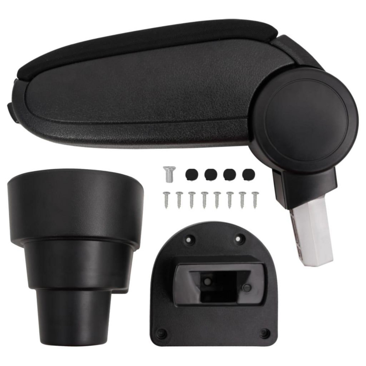 VIDAXL Accoudoir de voiture noir 15,5x32x(41-54) cm ABS