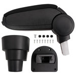 VIDAXL Accoudoir de voiture noir 15,5x32x(41-54) cm ABS